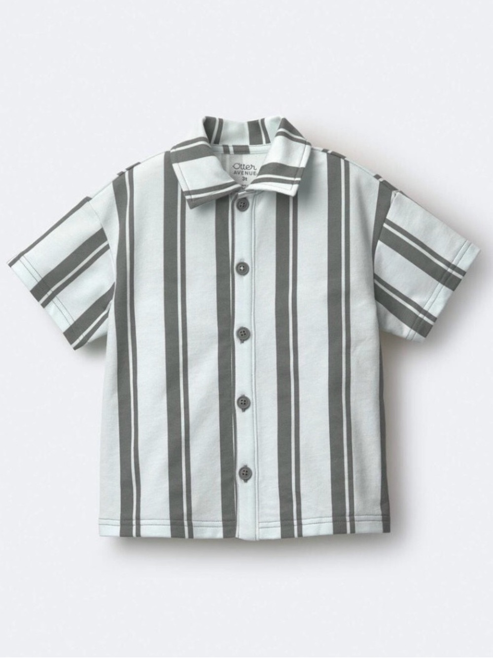 Otter Avenue Toddler Button-Down Stripe Shirt